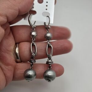 Elegant Sterling Silver Dangle Earrings
